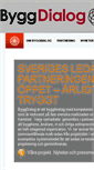 Mobile Screenshot of byggdialog.se