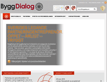 Tablet Screenshot of byggdialog.se